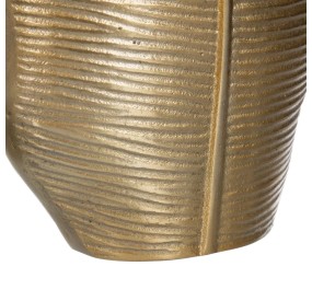 GOLD LEAF METAL VASE H51cm