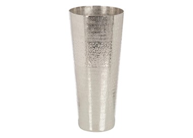 VASO ARGENTO IN METALLO H43cm