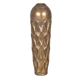 GOLD METAL VASE H85cm