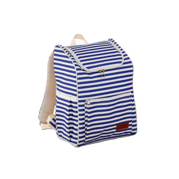 STRIPED THERMAL BACKPACK IN FABRIC 16LT