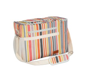 STRIPED FABRIC COOLER BAG 25LT