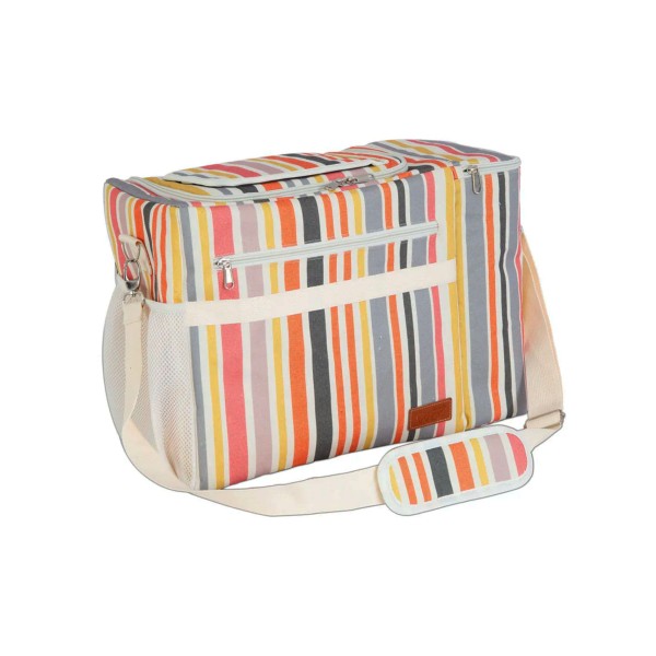 STRIPED FABRIC COOLER BAG 25LT