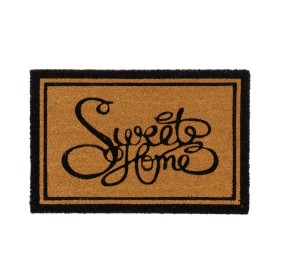 SWEET HOME DOORMAT IN COCONUT FIBER 60x40cm