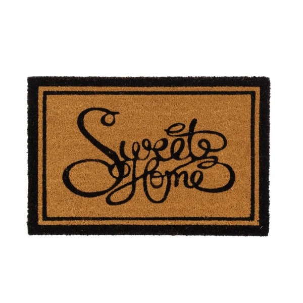 SWEET HOME DOORMAT IN COCONUT FIBER 60x40cm