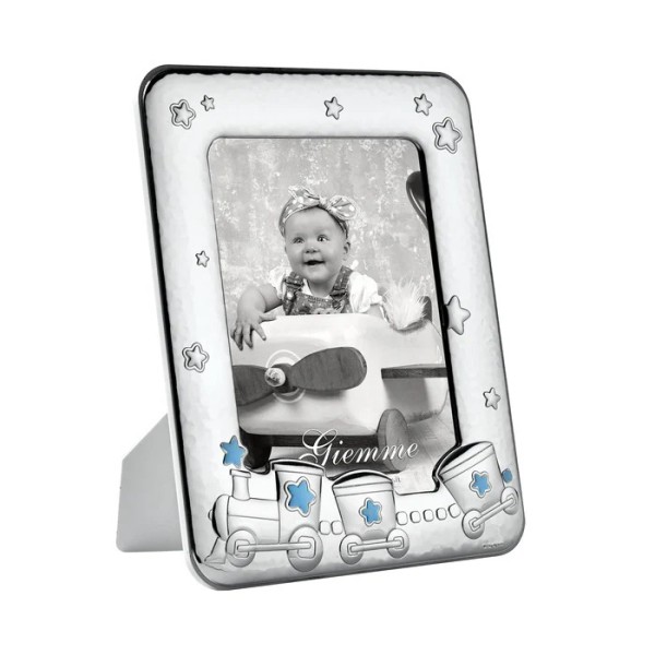 KBT79A GIEMME SILVER METAL PHOTO FRAME 13x18cm