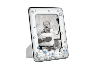 KBT79A GIEMME SILVER METAL PHOTO FRAME 13x18cm