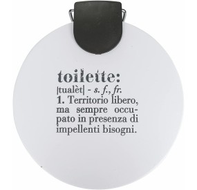 BIDONCINO PATTUMIERA TOILETTE BAGNO COLORE BIANCO