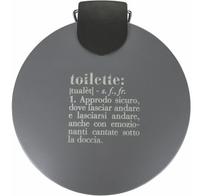 BIDONCINO PATTUMIERA TOILETTE BAGNO COLORE GRIGIO