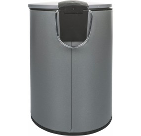 GRAY BATHROOM TOILET WASTE BIN