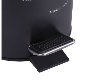 BIDONCINO PATTUMIERA TOILETTE BAGNO COLORE NERO