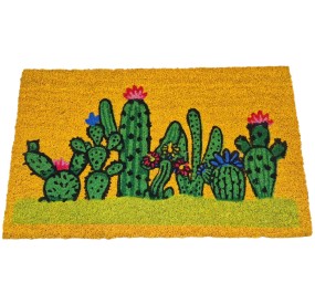 BRANDANI CACTUS DOORMAT IN COCONUT FIBER 45x75cm