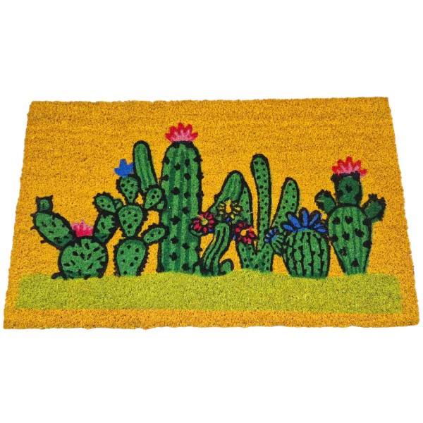 BRANDANI CACTUS DOORMAT IN COCONUT FIBER 45x75cm