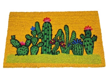 BRANDANI CACTUS DOORMAT IN COCONUT FIBER 45x75cm