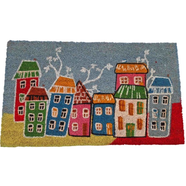 BRANDANI HOUSE DOORMAT IN COCONUT FIBER 45x75cm