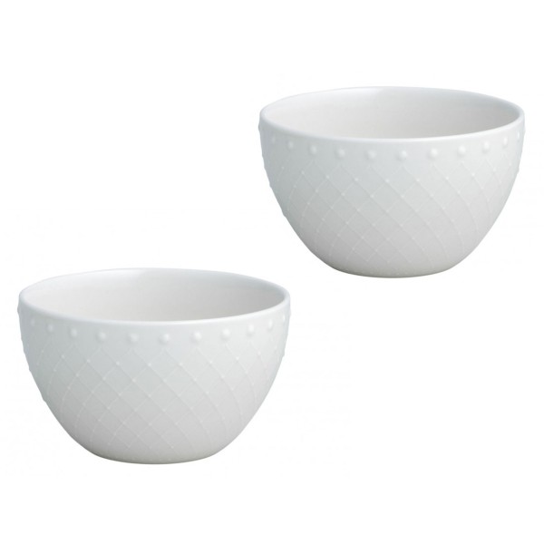 SET 2PCS BURLESQUE PORCELAIN BREAKFAST BOWL