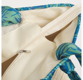 HAWAY SUMMER BEACH BAG WITH ZIP CLOSURE