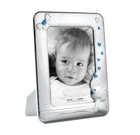 KBT78A GIEMME SILVER METAL PHOTO FRAME 13x18cm