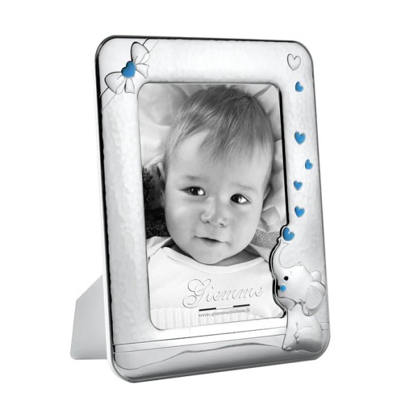 KBT78A GIEMME SILVER METAL PHOTO FRAME 13x18cm