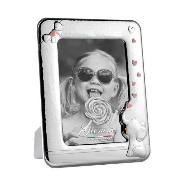 KBT78B GIEMME SILVER METAL PHOTO FRAME 13x18cm