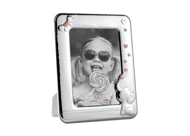 KBT78B GIEMME SILVER METAL PHOTO FRAME 13x18cm