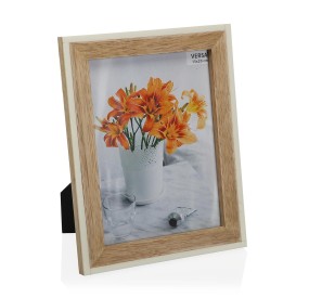 WOODEN PHOTO HOLDER WITH WHITE EDGE 15x20 VERSA