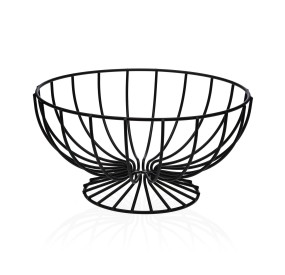 ROUND BLACK FRUIT BASKET DIAMETER 26cm