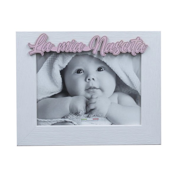 GIEMME PHOTO HOLDER WOODEN FRAME MY BIRTH - FEMALE