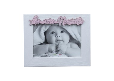 GIEMME PHOTO HOLDER WOODEN FRAME MY BIRTH - FEMALE