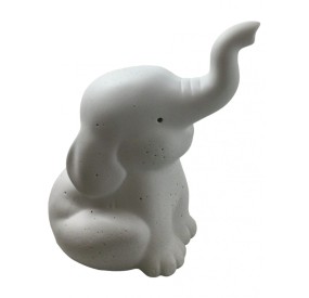 BRANDANI PORCELAIN ELEPHANT LAMP H.22cm