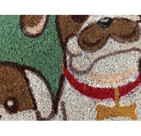 BRANDANI DOGS DOORMAT IN COCONUT FIBER 45x75cm