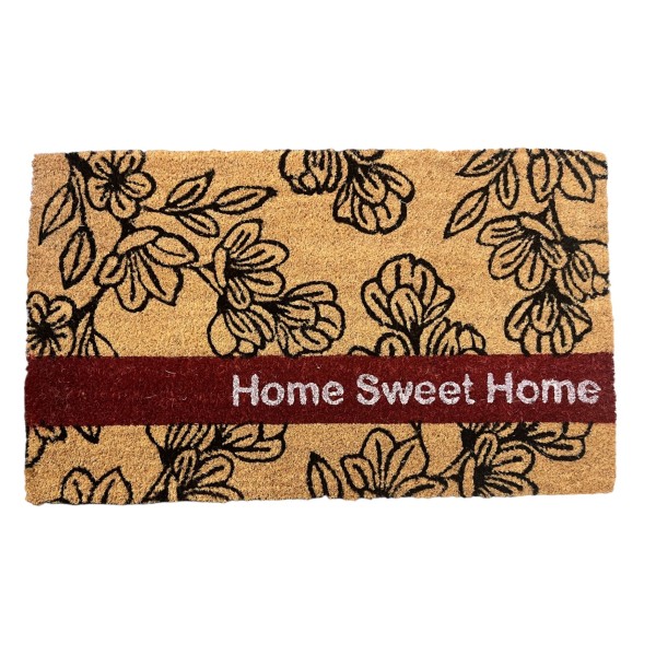 BRANDANI HOME SWEET HOME DOORMAT IN COCONUT FIBER 45x75cm