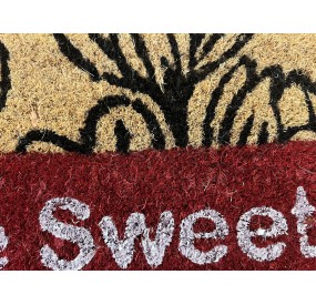 BRANDANI HOME SWEET HOME DOORMAT IN COCONUT FIBER 45x75cm