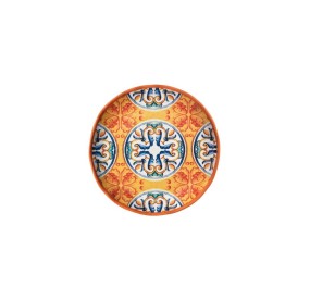 BRANDANI ORANGE MELAMINE DINNER PLATE