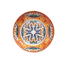 BRANDANI ORANGE MELAMINE SOUTH PLATE