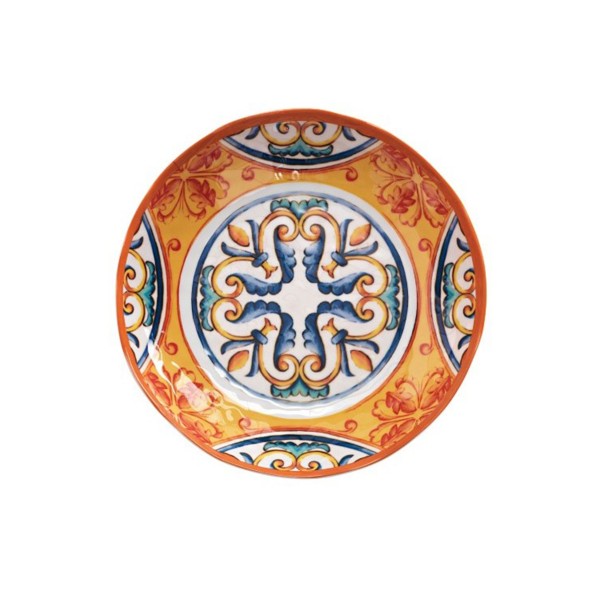 BRANDANI ORANGE MELAMINE SOUTH PLATE