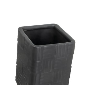 SET 3PZ DISPENSER BAGNO IN CERAMICA NERO