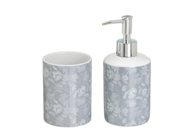 SET 2PCS SUTIL CERAMIC BATHROOM DISPENSER 200ml