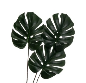 MONSTERA ARTIFICIAL BRANCH 3 PANELS H.70cm