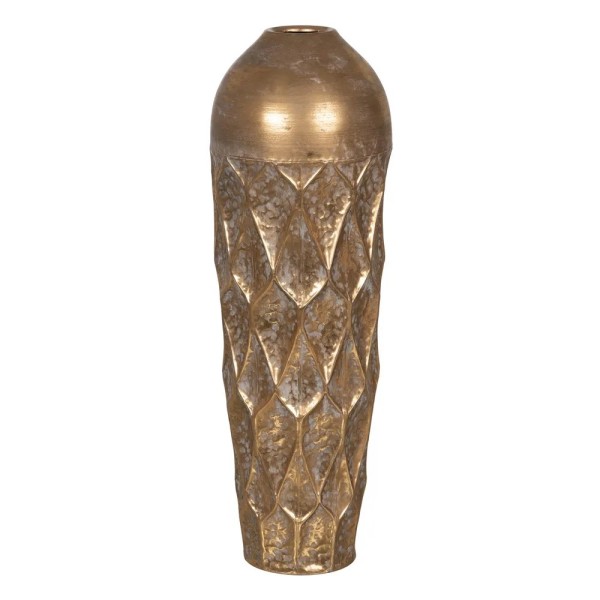 GOLDEN IRON VASE H.75cm