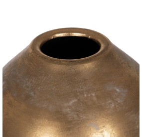 GOLDEN IRON VASE H.75cm