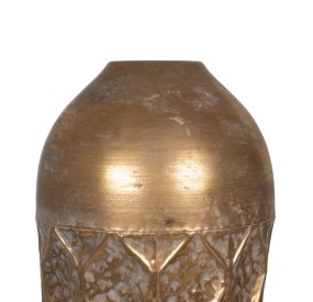 GOLDEN IRON VASE H.75cm