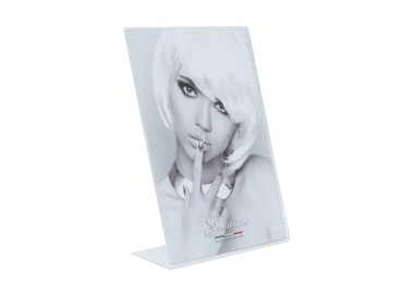 GIEMME VERTICAL TRANSPARENT PLEXIGLASS PHOTO FRAME