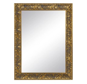 GOLD DECORATED MIRROR IN MDF WOOD 64x84cm