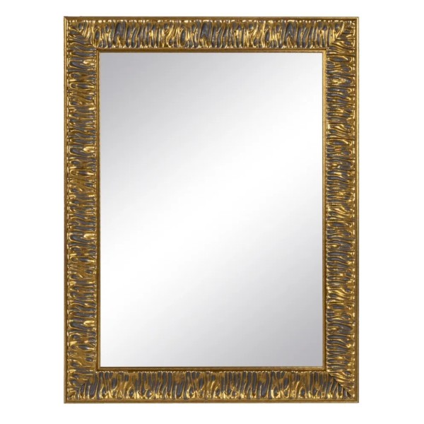 GOLD DECORATED MIRROR IN MDF WOOD 64x84cm