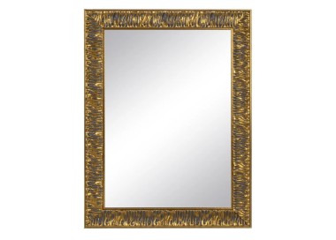 GOLD DECORATED MIRROR IN MDF WOOD 64x84cm