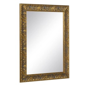 GOLD DECORATED MIRROR IN MDF WOOD 64x84cm