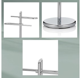 KEN TOWEL RACK CHROME METAL MAI UGUALI