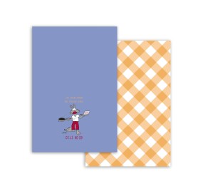 PAIR OF HAPPY PEOPLE DISH TOWELS 100% COTTON - HP 2KG