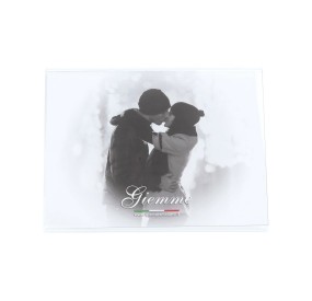 GIEMME HORIZONTAL TRANSPARENT PLEXIGLASS PHOTO FRAME