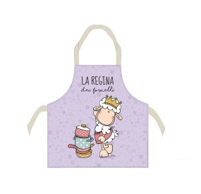 GREMBIULE CUOCO CUCINA HAPPY PEOPLE 100% COTONE - REGINA